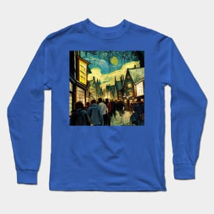 Starry Night in Diagon Alley Long Sleeve T-Shirt